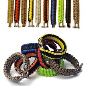 Bracelet de survie paracorde multicouleur