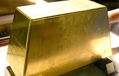 cube d'or de près de 250kg
