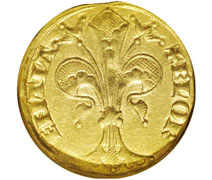 florin en or pice italienne