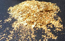 paillettes d'or et poudre d'or